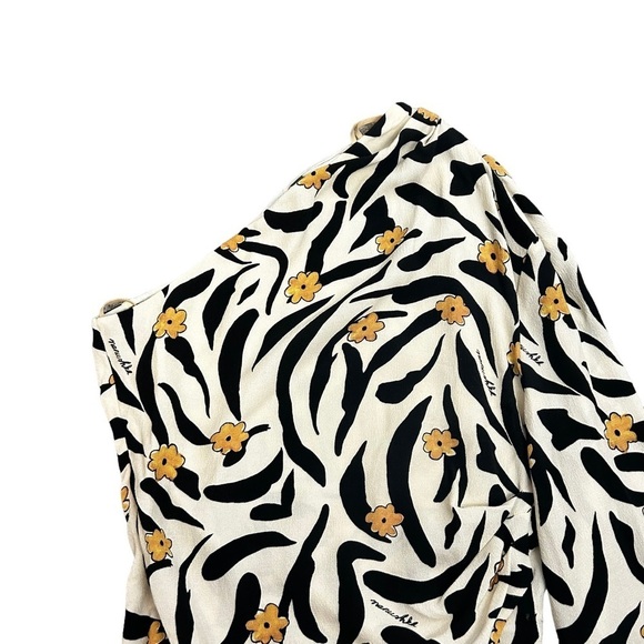 NANUSHKA size small Laurine one-shoulder printed top - Picture 6 of 8